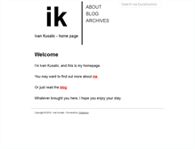 Tablet Screenshot of ikusalic.com